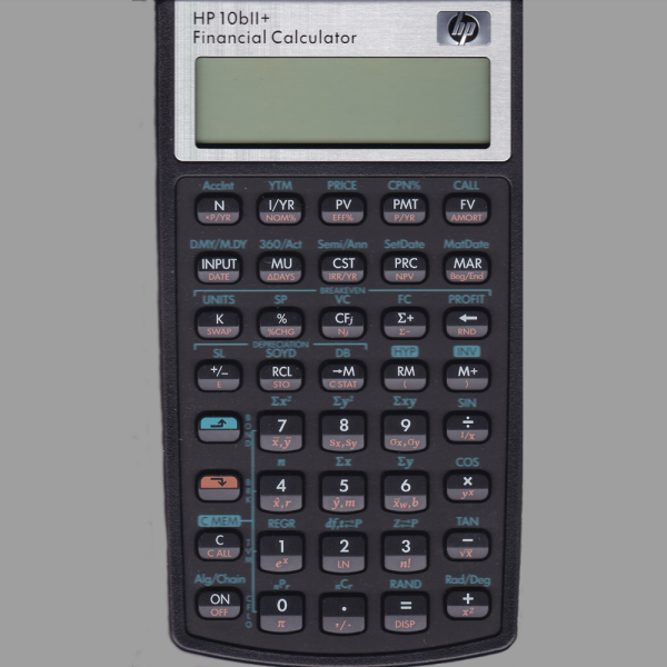 hp 10bii financial calculator present value